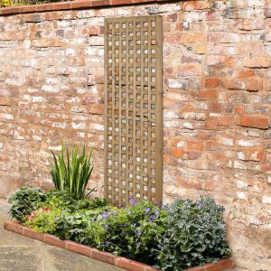 Forest Garden Premium Framed Trellis - 180 X 60Cm brown 180.0 H x 60.0 W x 3.5 D cm