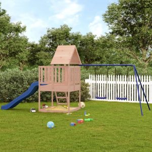 Freeport Park Gaughan Playhouse brown 228.0 H x 235.0 W x 506.0 D cm