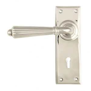 From The Anvil Hinton Lock Door Handle Kit gray 15.2 H x 14.5 W cm