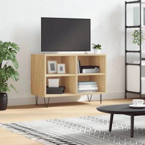 George Oliver Delinda TV Stand for TVs up to 28" brown 50.0 H x 69.5 W x 30.0 D cm