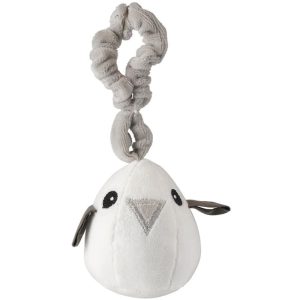 Maud N Lil Little Bird soft squeaky toy Brown / Grey 1 pc