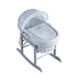 Harriet Bee Robbins Sleepy Little Owl Moses Basket with Bedding and Stand 30.0 H x 47.0 W x 72.0 D cm