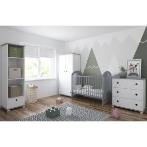 Harriet Bee Tonquin Cot with Mattress brown 106.0 H x 66.0 W cm
