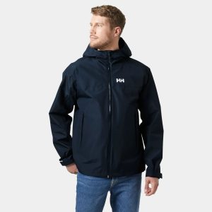 Helly Hansen Men's Active Ocean Bound Jacket Navy L - Navy Blue - Male