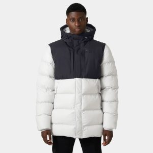 Helly Hansen Men's Active Puffy Long Jacket Grey M - Nimbus Clou Grey - Male