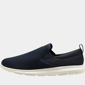 Helly Hansen Men's Ahiga Cushioned Quick-Dry Slipon Navy 7.5 - Navy Blue Off - Male