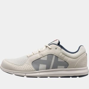 Helly Hansen Men's Ahiga V4 Hydropower Lightweight Deck Sneakers White 11 - Off White - Male