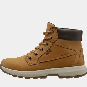 Helly Hansen Men's Bowstring Classis Boots In Nubuck Leather Brown 6.5 - Honey Wheat Brown - Male