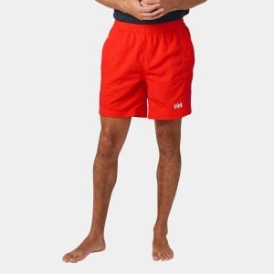 Helly Hansen Men's Calshot Quick-Dry Swimming Trunks Red M - Alert Red - Male