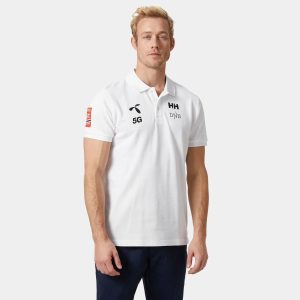 Helly Hansen Men's Crew Cotton Pique Quick-Dry Polo Shirt Navy S - Navy Blue - Male