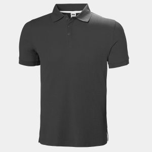 Helly Hansen Men's Crewline Quick-Dry Performance Polo Black 2XL - Ebony Black - Male
