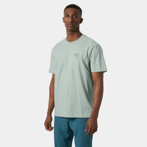 Helly Hansen Men’s F2F Cotton Tee 2.0 Green 2XL - Green Mist - Male