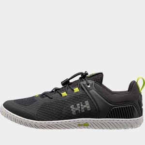 Helly Hansen Men's HP Foil V2 Sailing Shoes Grey 8.5 - Ebony Azi Grey - Male