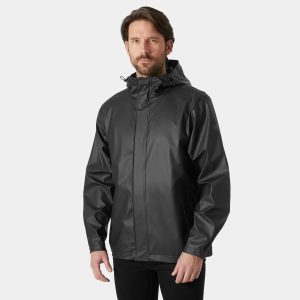 Helly Hansen Men's Moss Windproof Rain Jacket Black S - Black - Male