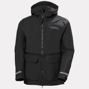 Helly Hansen Men's Patrol Transition Rain Jacket Black 2XL - Black - Male