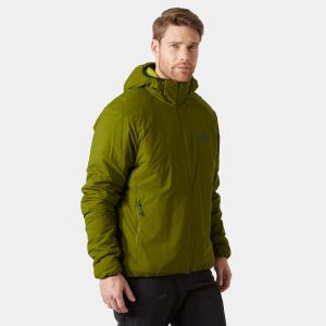 Helly Hansen Men's Verglas Hooded Insulator Green 2XL - Olive Green - Male