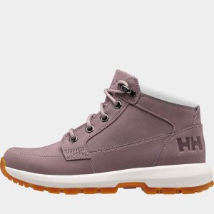 Helly Hansen Women Richmond Casual Boots In Nubuck Leather Pink 6.5 - Dusty Syrin Pink - Female