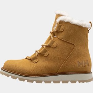 Helly Hansen Women's Alma Winter Boots Brown 4 - New Wheat Brown - Female