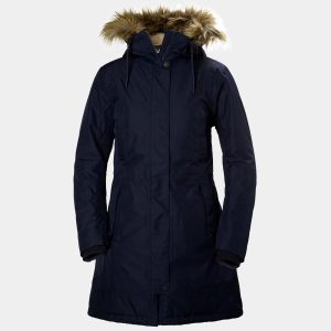Helly Hansen Women's Mayen Puffy Parka Navy XS - Navy Blue - Female