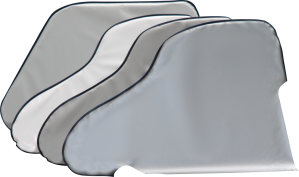 Hindermann drawbar hood from foil Gr.12 Silver