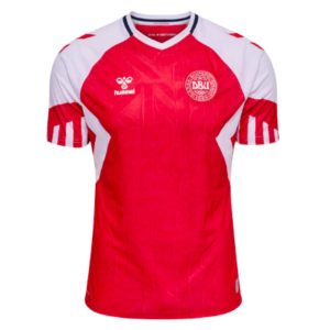 Hummel 2023-2024 Denmark Home Shirt - Red - male - Size: XXL Adults