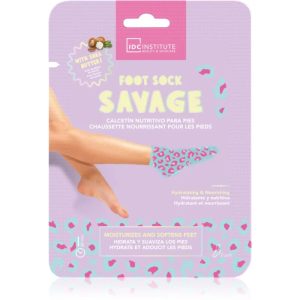 IDC Institute Foot Sock Savage hydrating mask for legs 1 pc