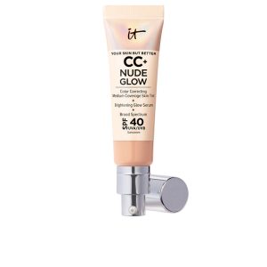 IT Cosmetics CC+ Nude Glow lightweight foundation + glow serum SPF40 #neutral medium