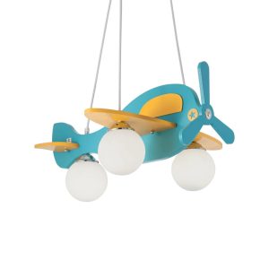 Ideal Lux 3-Light Cluster Globe Pendant 112.0 H x 49.5 W x 51.0 D cm
