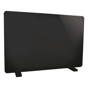 Igenix Smart Horizontal Oval Panel Radiator black 4.3 H x 8.2 W x 0.66 D cm