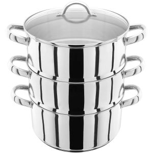 Judge Stainless Steel 3 Tier Steamer Set black 35.0 H cm