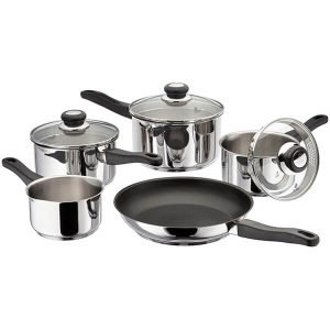 Judge Vista 5 Piece Draining Saucepan Set