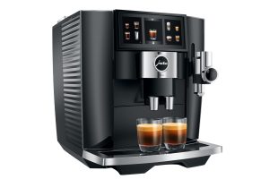 Jura UK 15659 J8 Twin Freestanding Coffee Machine - Diamond Black