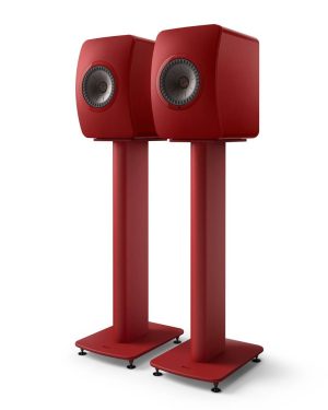 KEF S2 Floor Stand (For LS50 Meta & LS50 Wireless MK2) Crimson Red