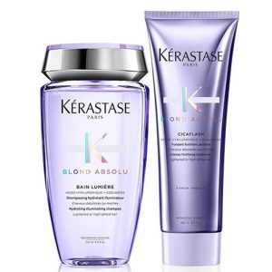 Kerastase Kérastase Blond Absolu Bain Lumiere 250ml & Cicaflash Conditioner 250