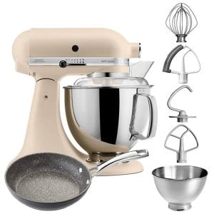 KitchenAid Artisan Mixer 175 Fresh Linen with FREE Gift