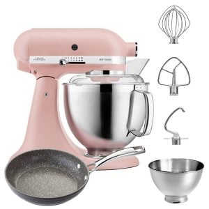 KitchenAid Artisan Mixer 185 Feather Pink with FREE Gift
