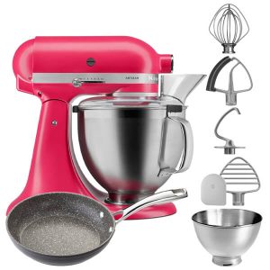 KitchenAid Artisan Mixer 195 Hibiscus With FREE Gift