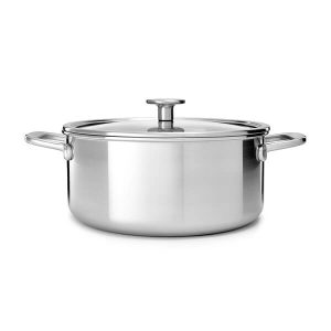 KitchenAid Multi-Ply Stainless Steel 3ply 20cm Casserole with Lid