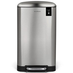 LES COLLECTORS Stainless Steel Step on Rubbish Bin gray 67.5 H x 42.0 W x 35.5 D cm