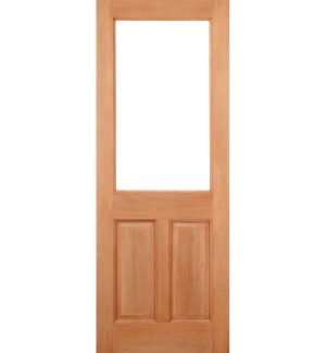 LPD Doors 2XG 2P Unglazed Hardwood External Door 198.1 cm H x 76.2 cm W x 4.4 cm D