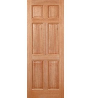 LPD Doors Colonial 6P Hardwood External Door brown 83.8 W cm
