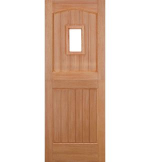 LPD Doors Stable 1L Unglazed Hardwood External Door brown 81.3 W cm