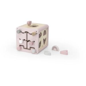 Label Label Activity Cube activity toy Pink 1 pc