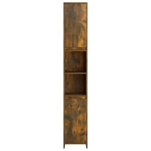 Latitude Run Beamond 29.92Cm W x 183.35Cm H x 29.92Cm D Tall Bathroom Cabinet brown 183.35 H x 29.92 W x 29.92 D cm