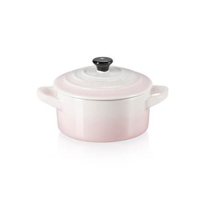 Le Creuset Shell Pink Stoneware Petite Round Casserole