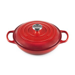Le Creuset Signature Cerise Cast Iron 26cm Shallow Casserole
