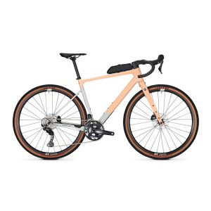Focus Atlas 8.7 - Carbon Gravelbike - 2024 - Melon Glossy / Lightgrey Glossy