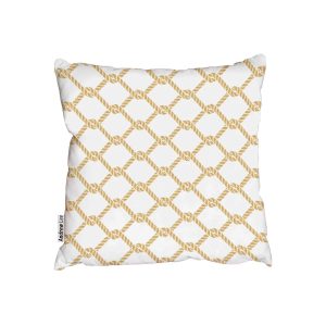 Longshore Tides Cotton Cushion with filling white 60.0 H x 60.0 W x 30.0 D cm