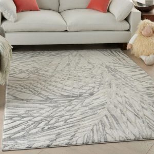 Longweave Rustic Tufted Grey Rug gray 120.0 W x 1.0 D cm