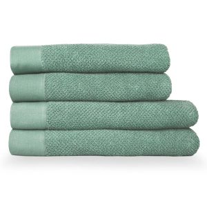 Make It A Home Textured 4 Piece Multi-Size Bale green 70.0 W cm